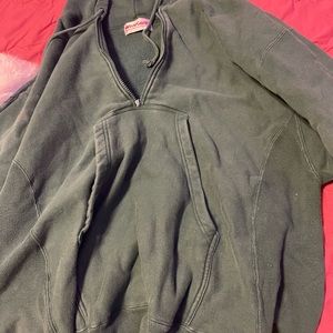 green zip up jacket/hoodie